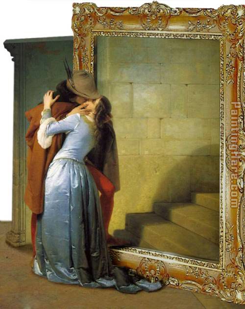 The Kiss by arturojm painting - 3d art The Kiss by arturojm art painting